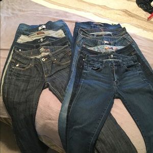 A Lot of 10 pairs of designer Jeans!
